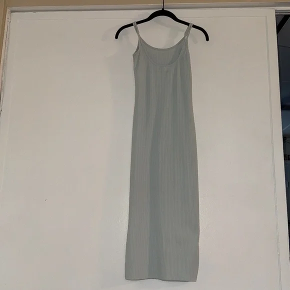 Wild Fable Ribbed Midi Dress in Light Blue - XS - Picture 3 of 4